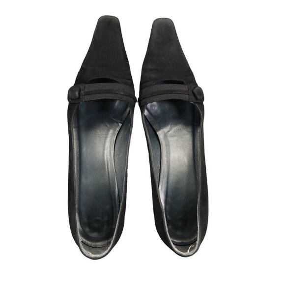 Stuart Weitzman Shoes Womens 8 Pumps Classic Leather Pointed Toe Formal Fashion - Picture 8 of 16